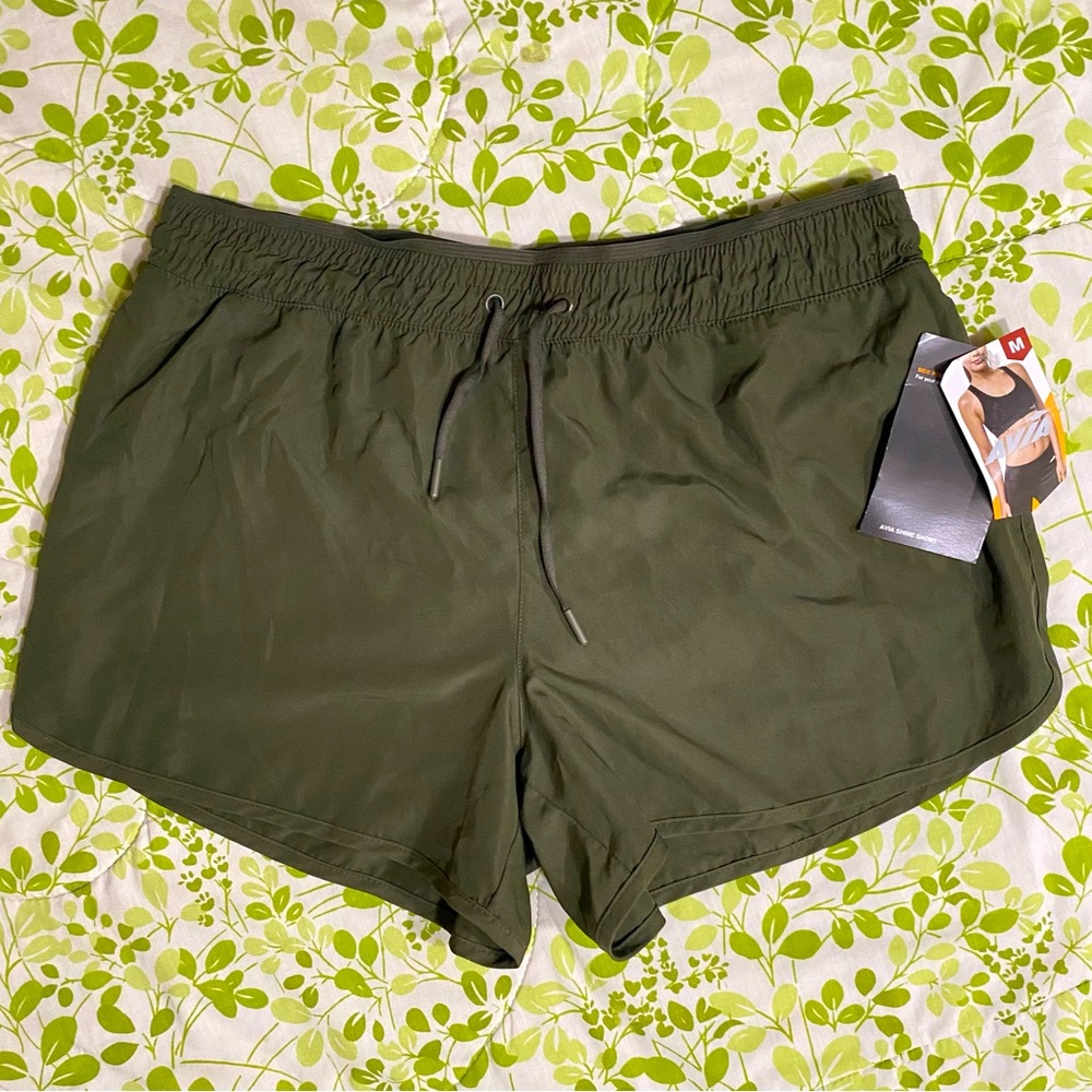 Avia Dark Green Women's Athletic Shorts